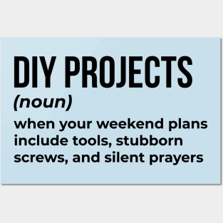 DIY Projects - Funny Definition (4) Posters and Art